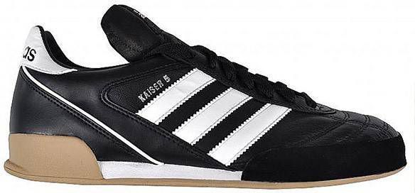 Adidas kaiser 5 goal voetbalschoenen zwart/wit dames - Zaalvoetbalschoenen .nl