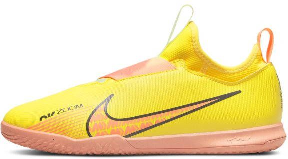 Nike Jr. Zoom Mercurial Vapor 15 Academy IC Zaalvoetbalschoen voor kleuters/kids Geel online kopen